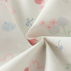 Dave&Bella Toddler Girls Orange/Pink Cute Print Outwear Waterproof Hooded Jacket