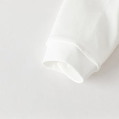 Dave&Bella Baby Boys Khaki Bow Tie Long Sleeve Cotton Fake-two-piece Rompers