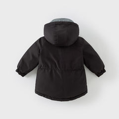 Dave&Bella Kids Girls/Boys Winter Outwear Windproof Hooded Cozy Padded Down Coats