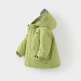 Dave&Bella Kids Girls/Boys Winter Outwear Windproof Hooded Cozy Padded Down Coats
