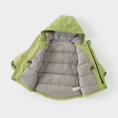 Dave&Bella Kids Girls/Boys Winter Outwear Windproof Hooded Cozy Padded Down Coats