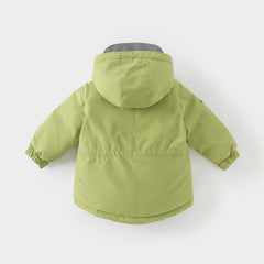 Dave&Bella Kids Girls/Boys Winter Outwear Windproof Hooded Cozy Padded Down Coats