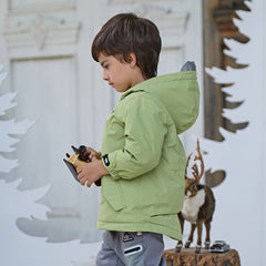 Dave&Bella Kids Girls/Boys Winter Outwear Windproof Hooded Cozy Padded Down Coats