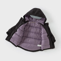 Dave&Bella Kids Girls/Boys Winter Outwear Windproof Hooded Cozy Padded Down Coats
