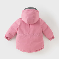 Dave&Bella Kids Girls/Boys Winter Outwear Windproof Hooded Cozy Padded Down Coats