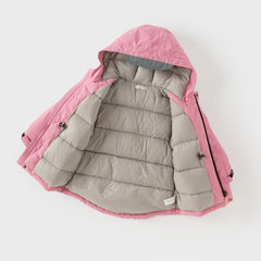 Dave&Bella Kids Girls/Boys Winter Outwear Windproof Hooded Cozy Padded Down Coats