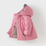 Dave&Bella Kids Girls/Boys Winter Outwear Windproof Hooded Cozy Padded Down Coats