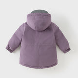 Dave&Bella Kids Girls/Boys Winter Outwear Windproof Hooded Cozy Padded Down Coats