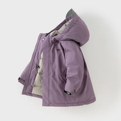 Dave&Bella Kids Girls/Boys Winter Outwear Windproof Hooded Cozy Padded Down Coats