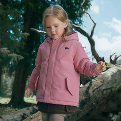 Dave&Bella Kids Girls/Boys Winter Outwear Windproof Hooded Cozy Padded Down Coats