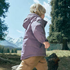 Dave&Bella Kids Girls/Boys Winter Outwear Windproof Hooded Cozy Padded Down Coats