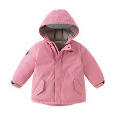 Dave&Bella Kids Girls/Boys Winter Outwear Windproof Hooded Cozy Padded Down Coats