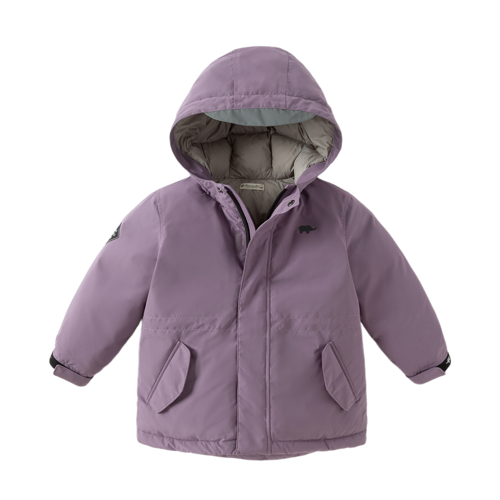 Dave&Bella Kids Girls/Boys Winter Outwear Windproof Hooded Cozy Padded Down Coats