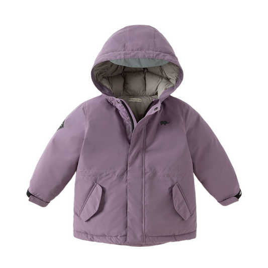 Dave&Bella Kids Girls/Boys Winter Outwear Windproof Hooded Cozy Padded Down Coats