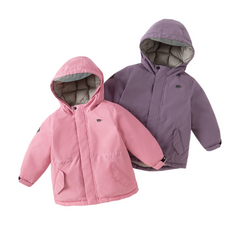 Dave&Bella Kids Girls/Boys Winter Outwear Windproof Hooded Cozy Padded Down Coats