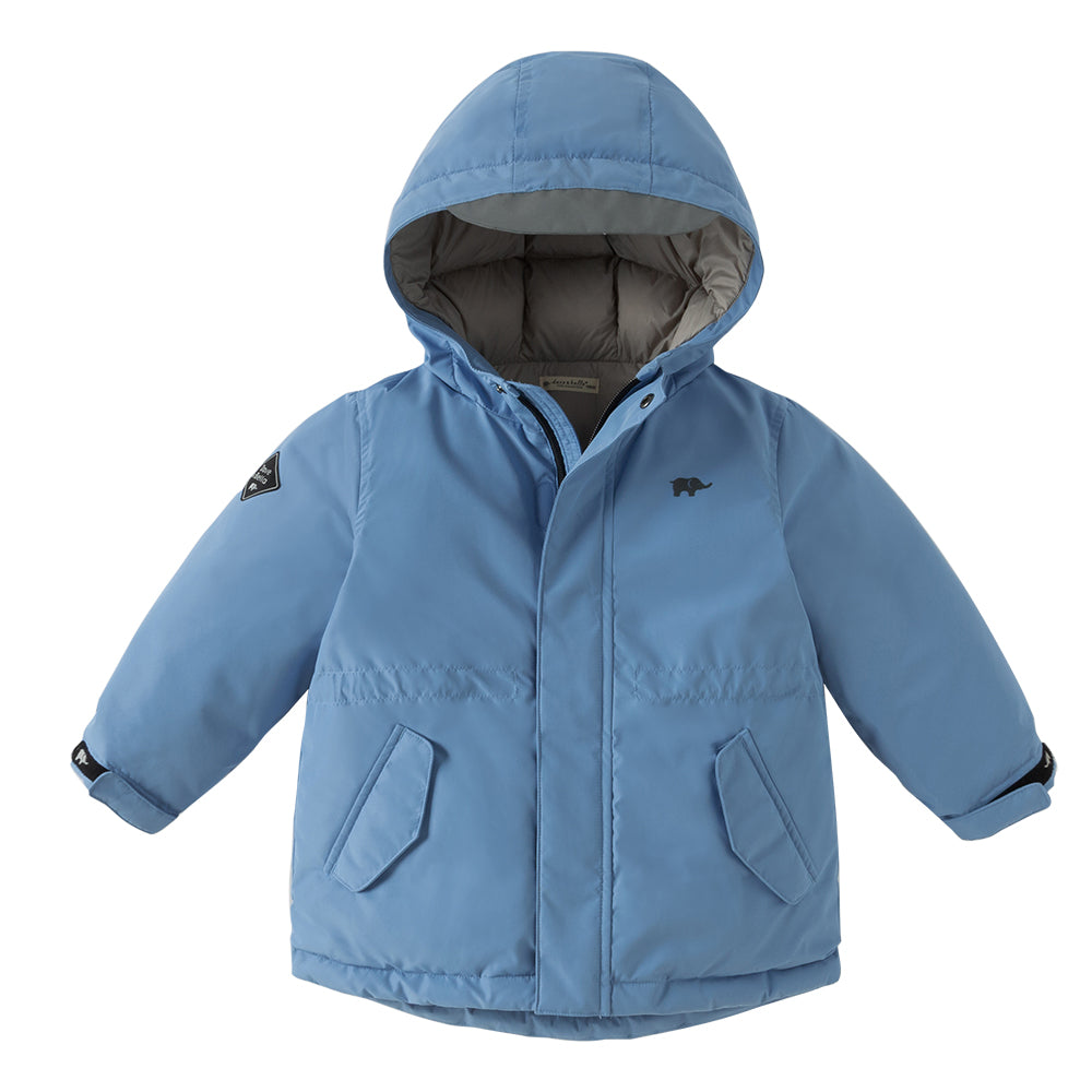 Dave&Bella Kids Girls/Boys Winter Outwear Windproof Hooded Cozy Padded Down Coats