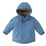 Dave&Bella Kids Girls/Boys Winter Outwear Windproof Hooded Cozy Padded Down Coats