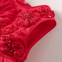 Dave&Bella Kids Girls Summer Noble Reb/Pink Haute Couture Mesh Party