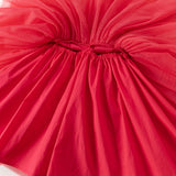 Dave&Bella Kids Girls Summer Noble Red/Pink Luxury Couture Party Graduation Tulle Dress