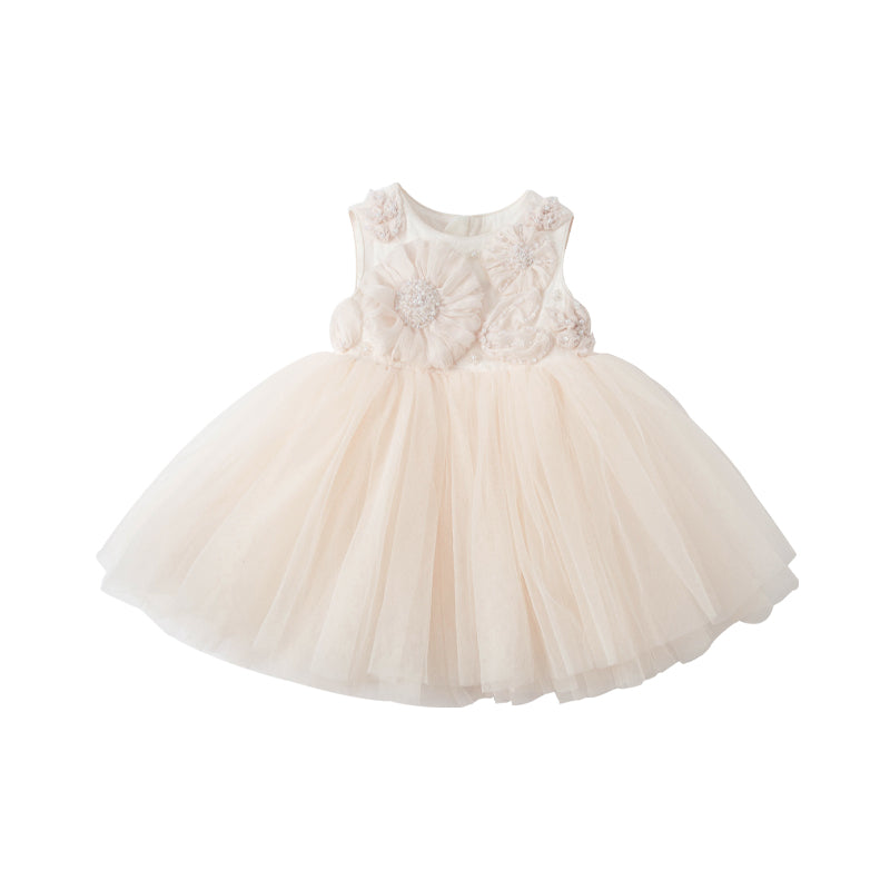 Dave&Bella Kids Girls Summer Noble Red/Pink Luxury Couture Party Graduation Tulle Dress