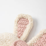 Dave&Bella Girls Cute Rabbit Style Beige/Pink Pullover Hats