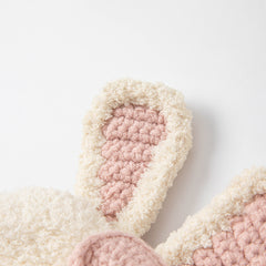 Dave&Bella Girls Cute Rabbit Style Beige/Pink Pullover Winter Hats