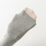 Dave&Bella Toddler Girls Light Grey/Dark Grey Formal Footed Tights