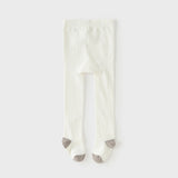 Dave&Bella Toddler Girls Light Grey/Dark Grey Formal Footed Tights