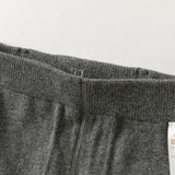 Dave&Bella Toddler Girls Light Grey/Dark Grey Formal Footed Tights
