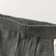 Dave&Bella Toddler Girls Light Grey/Dark Grey Formal Footed Tights