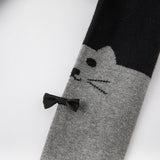 Dave&Bella Toddler Girls Black Cat Style Footed Tights Leggings