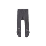 Dave&Bella Toddler Girls Brown/Dark Grey Outdoor Footed Tights Leggings