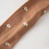 Dave&Bella Toddler Girls Coffee Brown Footed Tights Leggings
