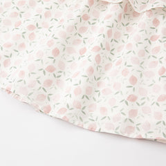 Dave&Bella Summer Toddler Girls Floral Breathable Cotton Tube Top Dress