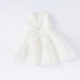 Dave&Bella Summer Toddler Girls White Lace Princess Dress