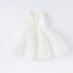 Dave & Bella Summer Girls White Lace Princess Dress