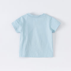Dave & Bella Summer Kids Cartoon Print T-Shirt