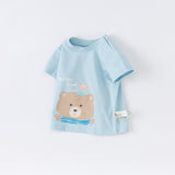 Dave&Bella Toddler Girls/Boys Summer Cartoon Print T-Shirts
