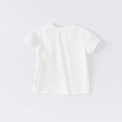 Dave & Bella Summer Kids Cartoon Print T-Shirt
