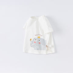 Dave&Bella Girls/Boys Summer Cartoon Print T-Shirt Top