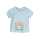 Dave&Bella Toddler Girls/Boys Summer Cartoon Print T-Shirts