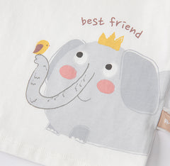 Dave & Bella Summer Kids Cartoon Print T-Shirt