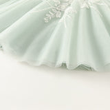 Dave&Bella Toddler Girls Summer Noble Sequin Flower Fluffy Princess Party Tulle Dress