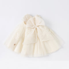 Dave&Bella Toddler Girls Summer Noble Sequin Flower Fluffy Princess Party Dress