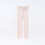 Dave&Bella Toddler Girls Summer Pink Print Footed Tights Leggings