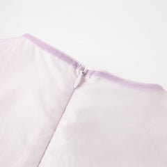 Dave&Bella Kids Girls Summer Grey Purple Sleeveless Luxury Mesh Tutu Princess Dress