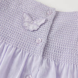 Dave&Bella Girls Summer Cotton Light Purple Butterfly Sleeveless Princess Dress
