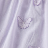 Dave&Bella Girls Summer Cotton Light Purple Butterfly Sleeveless Princess Dress