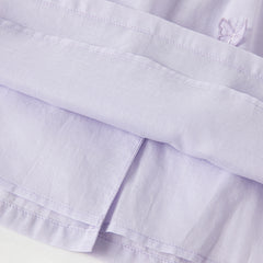 Dave&Bella Girls Summer Cotton Light Purple Butterfly Sleeveless Princess Dress