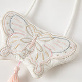Dave&Bella Summer Kids Girls White Chinese-style Sleeveless Embroidery Mesh Dress